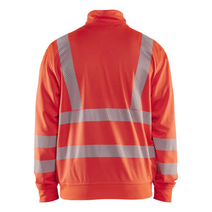 Blaklader BLAKLADER 35642538 Hi Vis Reflective Half-zip Work Sweatshirt MEN - Breathable - 356425385500_2
