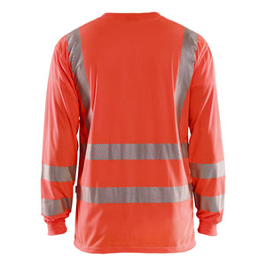 Blaklader BLAKLADER 33851013 Hi Vis UV Long sleeved T shirt Hi Vis Reflective Long Sleeve Work T-Shirt MEN - 100% Polyester - 338510135500_2