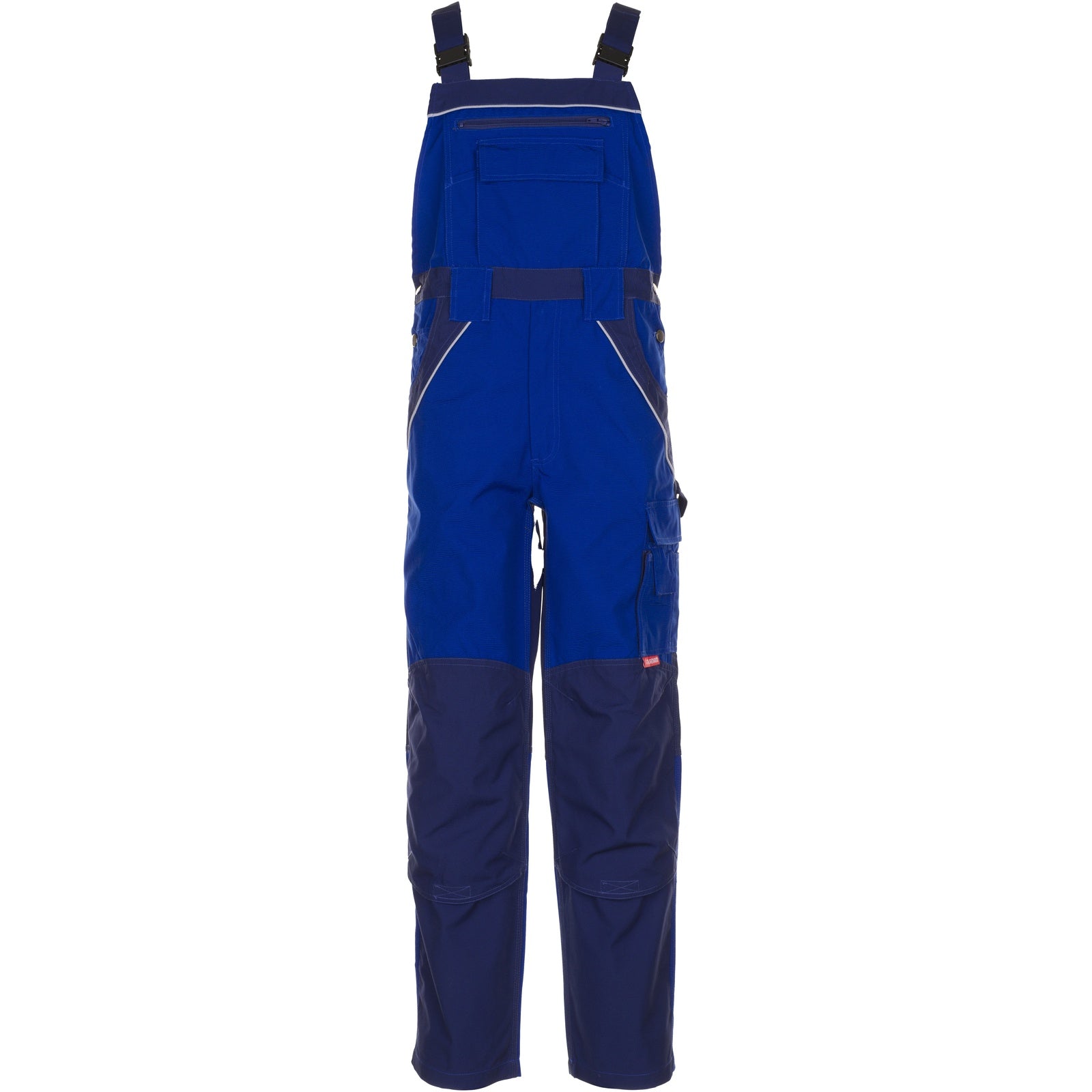 Planam Plaline Dungarees royal blue/navy - Model view 1