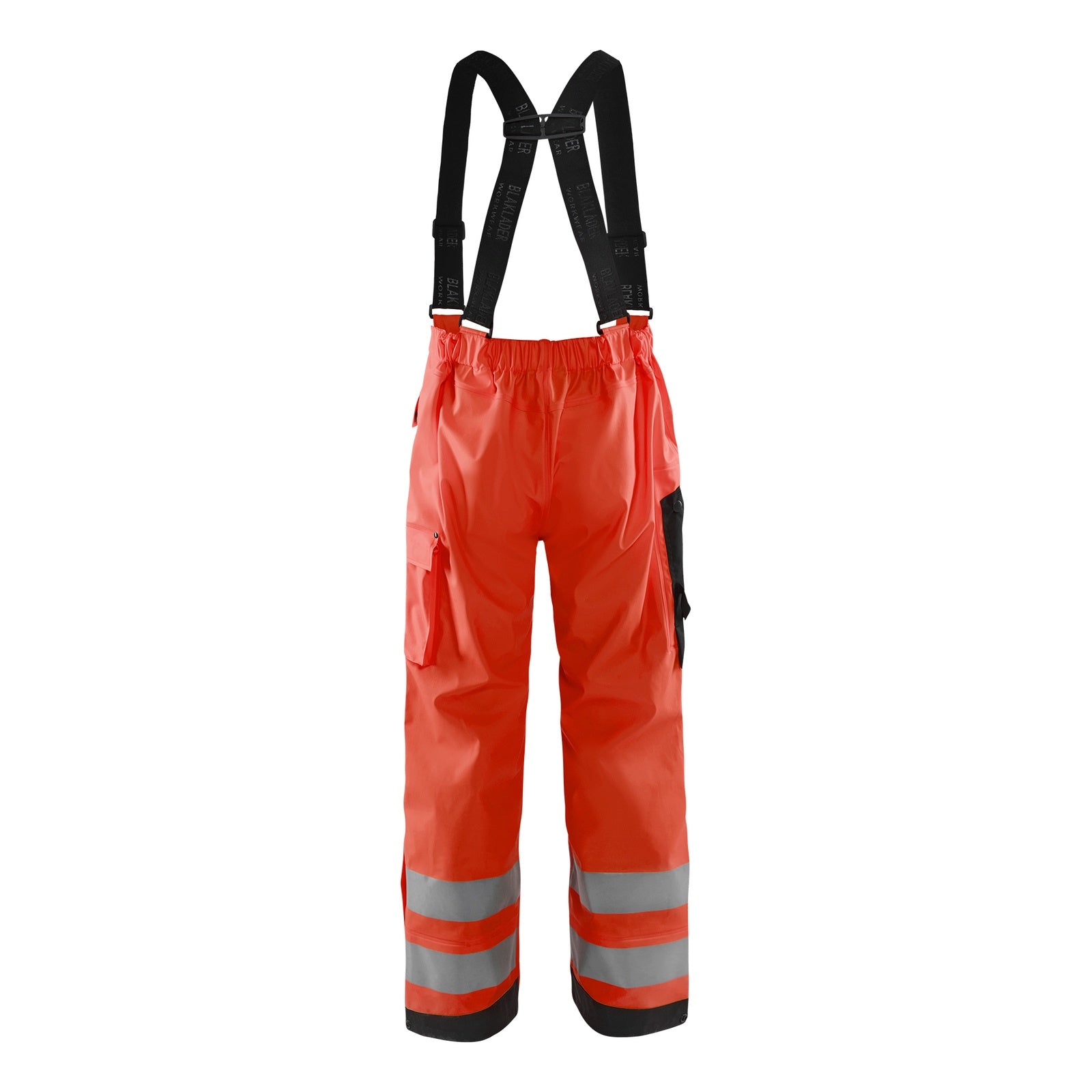 Blaklader BLAKLADER 13022003 Rain Trousers Hi Vis LEVEL 2 Hi Vis Reflective Work Trousers Men - Waterproof - 130220035500_2