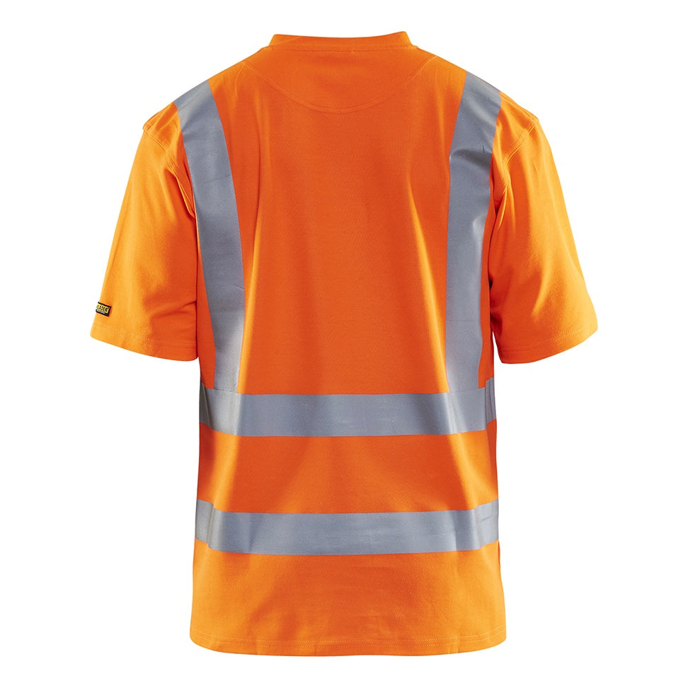 Blaklader BLAKLADER 33801070 UV T SHIRT HI VIS Hi Vis Reflective Short Sleeve Work T-Shirt MEN - UV Protection - 338010705300_CB