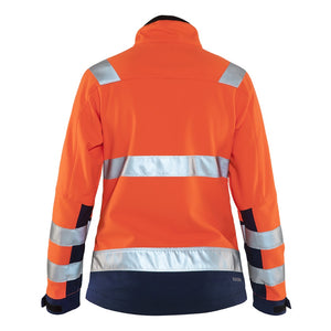 Blaklader BLAKLADER 49022517 Women's Hi Vis Softshell Jacket Softshell Work Jacket WOMEN - Waterproof - 490225175389_2