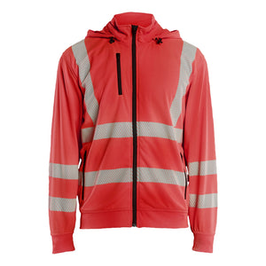 Blaklader BLAKLADER 35732538 Hi Vis Reflective Hoodie Work Sweatshirt MEN - Detachable Hood - 357325385500