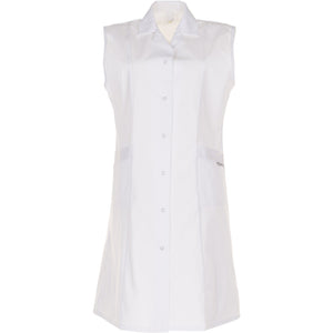 Planam Ladies Coat sleeveless pure white - Main