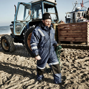 ELKA Rainwear - Working Xtreme Winter Thermal Coverall - Blue/Black