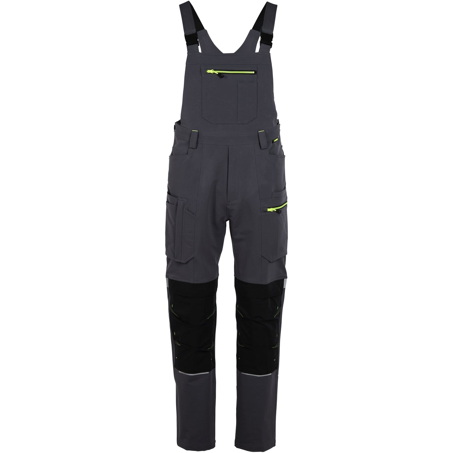 Planam rECOline Bibpant slate/black - Model view 1